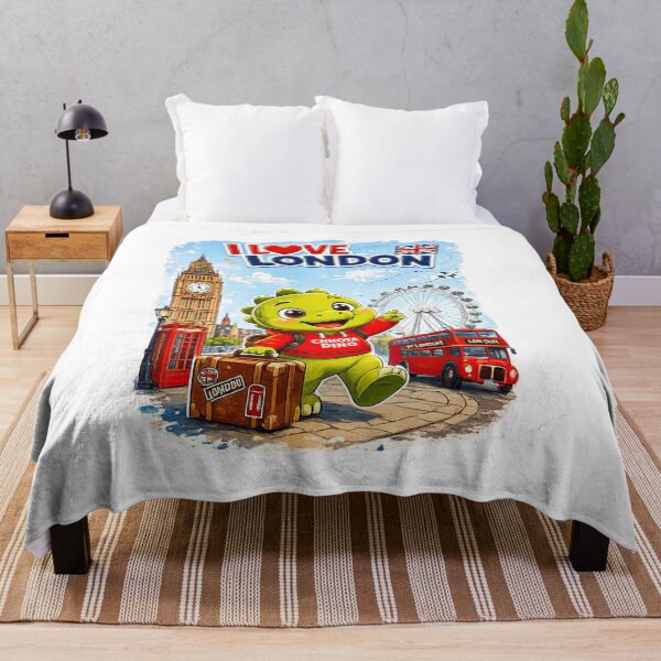 Item preview, I Love London | Chhota Dino Travel Explorer Artwork designed and sold by MeeraArts&Crafts.