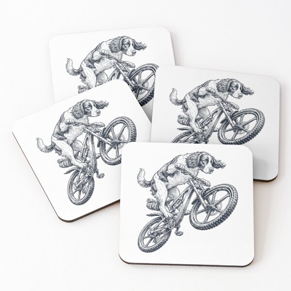 Item preview, Vintage English Springer Spaniel Riding Bicycle Cycling Bike Dog Lover designed and sold by TerryConnells.