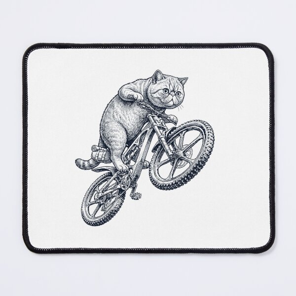 Item preview, Vintage Exotic Shorthair Cat Riding Bicycle Cycling Bike Kitten Lover designed and sold by TerryConnells.