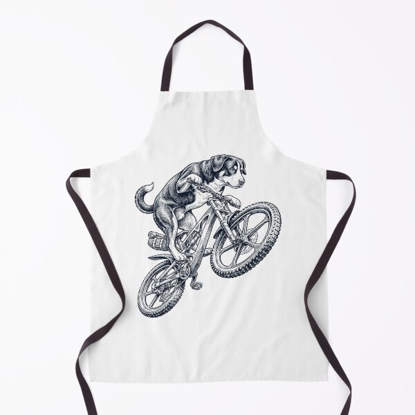 Item preview, Vintage Entlebucher Mountain Dog Riding Bicycle Cycling Bike Dog Lover designed and sold by TerryConnells.