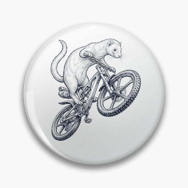 Item preview, Vintage Ferret Riding Bicycle Cycling Bike Animal Lover designed and sold by TerryConnells.