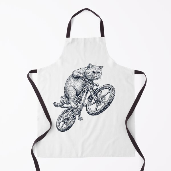 Item preview, Vintage Exotic Shorthair Cat Riding Bicycle Cycling Bike Kitten Lover designed and sold by TerryConnells.