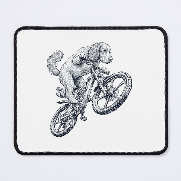 Item preview, Vintage Field Spaniel Riding Bicycle Cycling Bike Dog Lover designed and sold by TerryConnells.