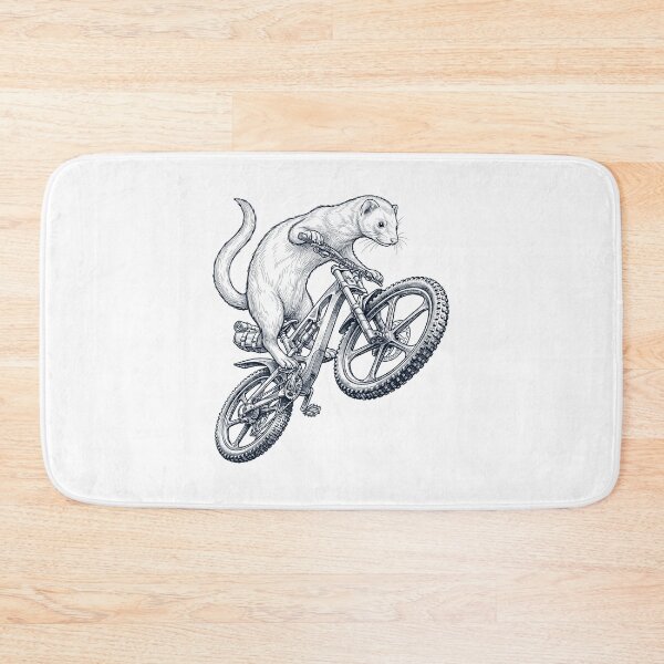 Item preview, Vintage Ferret Riding Bicycle Cycling Bike Animal Lover designed and sold by TerryConnells.