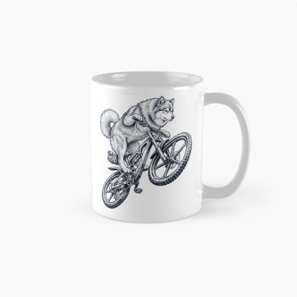 Item preview, Vintage Finnish Lapphund Riding Bicycle Cycling Bike Dog Lover designed and sold by TerryConnells.
