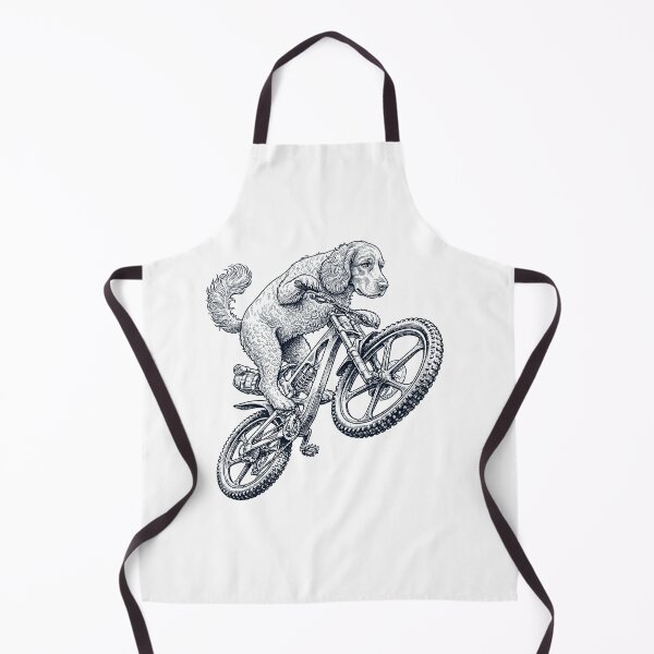 Item preview, Vintage Field Spaniel Riding Bicycle Cycling Bike Dog Lover designed and sold by TerryConnells.