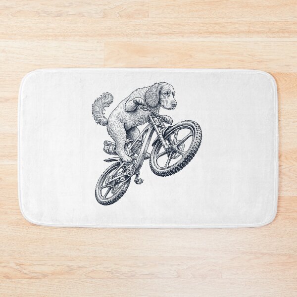 Item preview, Vintage Field Spaniel Riding Bicycle Cycling Bike Dog Lover designed and sold by TerryConnells.