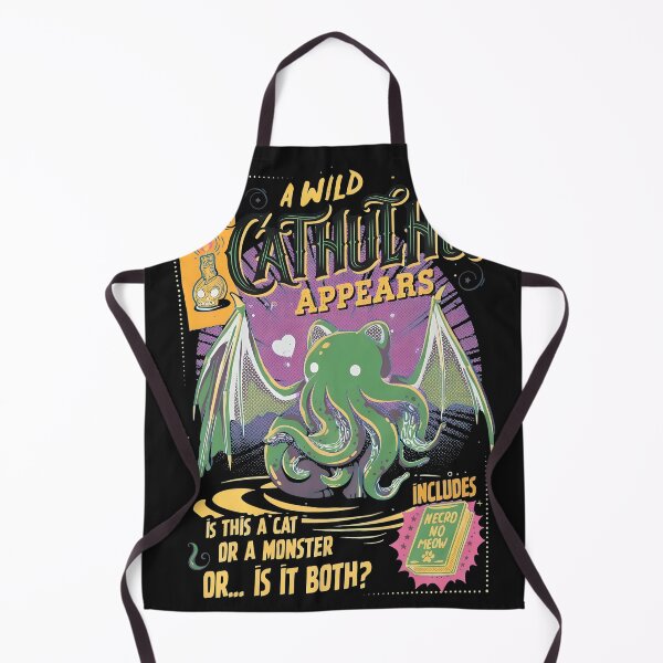 Item preview, Wild Monster Cat Appears Retro Game Style designed and sold by folk-4-arts.