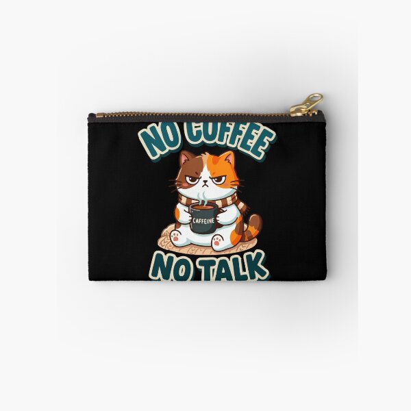Item preview, No Coffee No Talk Grumpy Cat Kawaii Aesthetic T-Shirt designed and sold by DarojadNR.
