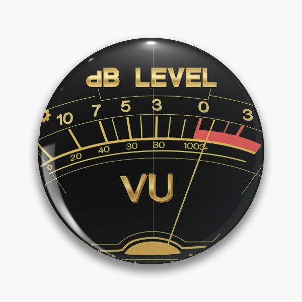 Item preview, Analog VU Meter Peak Level Audio Status designed and sold by folk-4-arts.