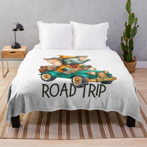 Item preview, Vintage Elephant Roadtrip Adventure designed and sold by All About DigiCraft by Fedelina.