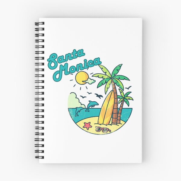 Item preview, Santa Monica Beach Retro Vintage Summer Surf Design designed and sold by DonnaRaine.