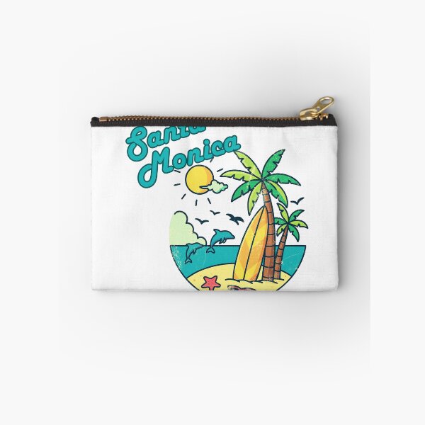 Item preview, Santa Monica Beach Retro Vintage Summer Surf Design designed and sold by DonnaRaine.