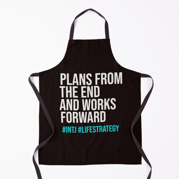 Item preview, INTJ PLANS FROM THE END AND WORKS FORWARD | MBTI LIFE STRATEGY SERIES — INTJ PERSONALITY EDITION designed and sold by WitLounge.