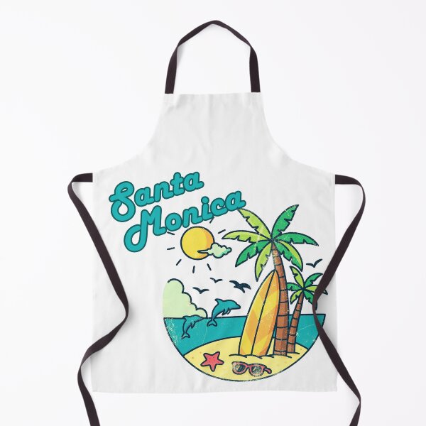 Item preview, Santa Monica Beach Retro Vintage Summer Surf Design designed and sold by DonnaRaine.