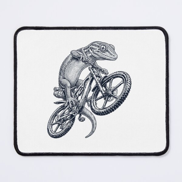 Item preview, Vintage Gecko Riding Bicycle Cycling Bike Animal Lover designed and sold by TerryConnells.