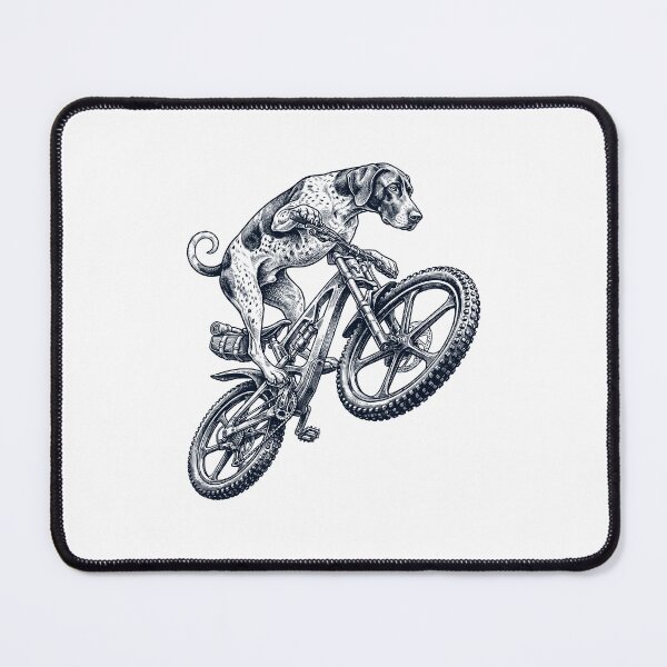 Item preview, Vintage German Shorthaired Pointer Riding Bicycle Cycling Bike Dog Lover designed and sold by TerryConnells.