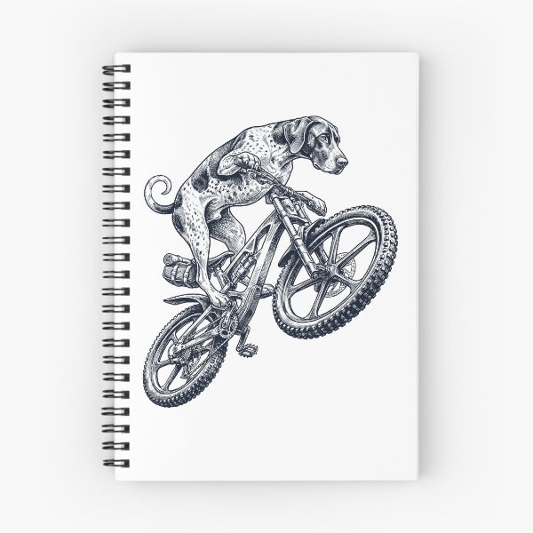 Item preview, Vintage German Shorthaired Pointer Riding Bicycle Cycling Bike Dog Lover designed and sold by TerryConnells.