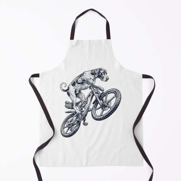Item preview, Vintage German Shorthaired Pointer Riding Bicycle Cycling Bike Dog Lover designed and sold by TerryConnells.