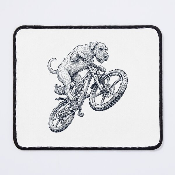 Item preview, Vintage Giant Schnauzer Riding Bicycle Cycling Bike Dog Lover designed and sold by TerryConnells.