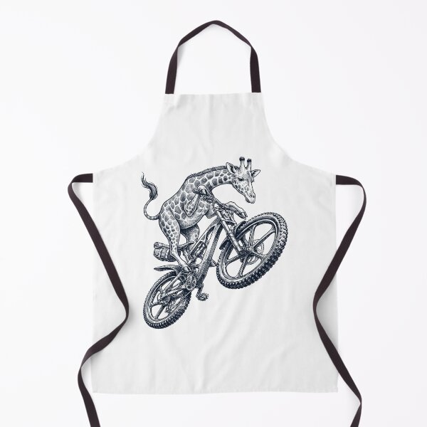 Item preview, Vintage Giraffe Riding Bicycle Cycling Bike Animal Lover designed and sold by TerryConnells.