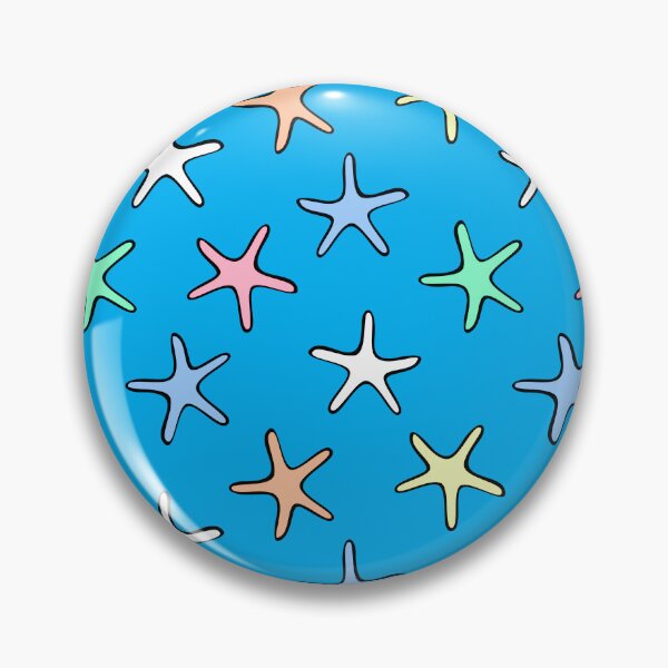 Item preview, Colorful Summer Starfish Pattern On Ocean Blue Background designed and sold by DEC02.