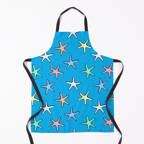Item preview, Colorful Summer Starfish Pattern On Ocean Blue Background designed and sold by DEC02.