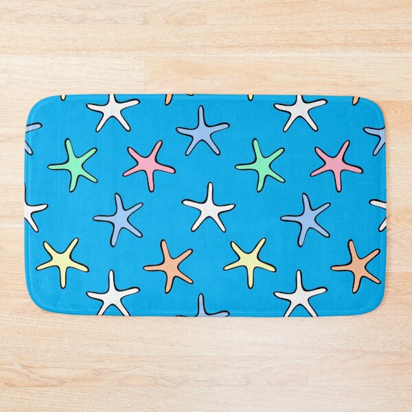 Item preview, Colorful Summer Starfish Pattern On Ocean Blue Background designed and sold by DEC02.