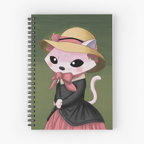 Item preview, Cute Victorian Cat Watercolour Illustration designed and sold by MariOyama.