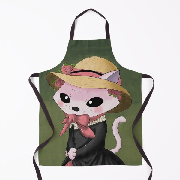 Item preview, Cute Victorian Cat Watercolour Illustration designed and sold by MariOyama.