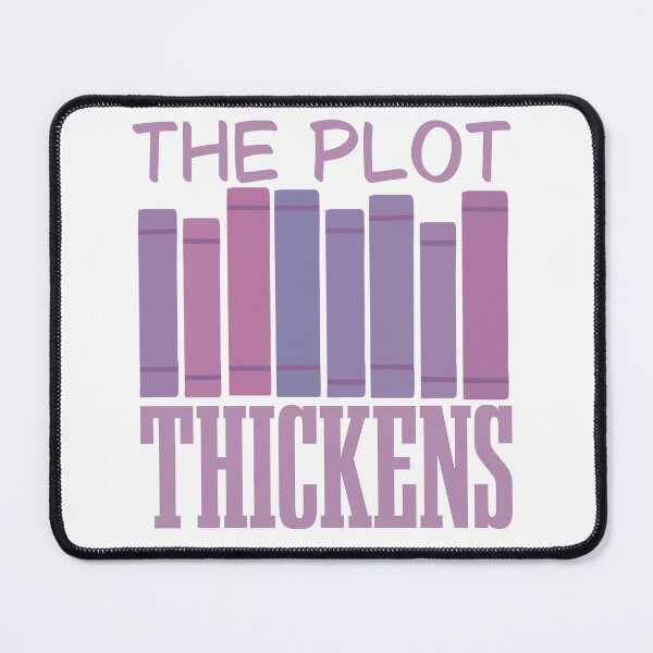 Item preview, The Plot Thickens - Pastel Pink Purple Girly Reader designed and sold by TeaLimeTwo.