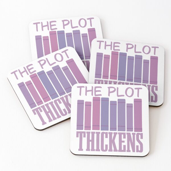 Item preview, The Plot Thickens - Pastel Pink Purple Girly Reader designed and sold by TeaLimeTwo.
