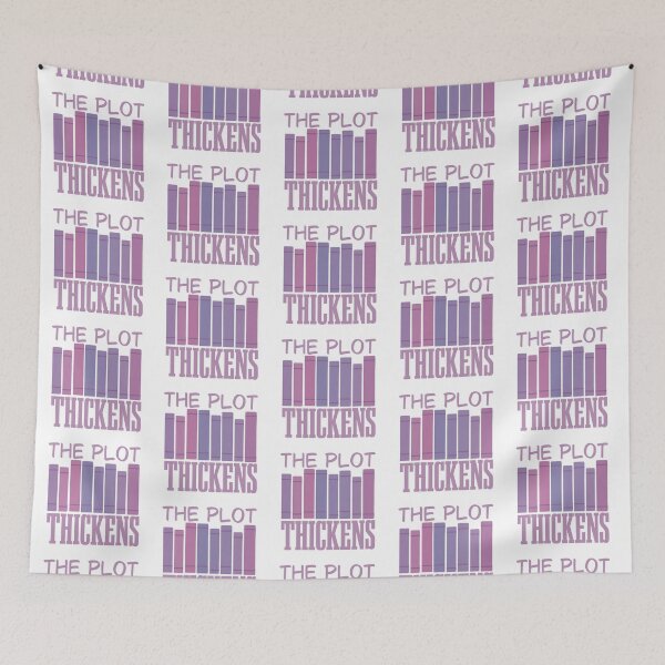 Item preview, The Plot Thickens - Pastel Pink Purple Girly Reader designed and sold by TeaLimeTwo.