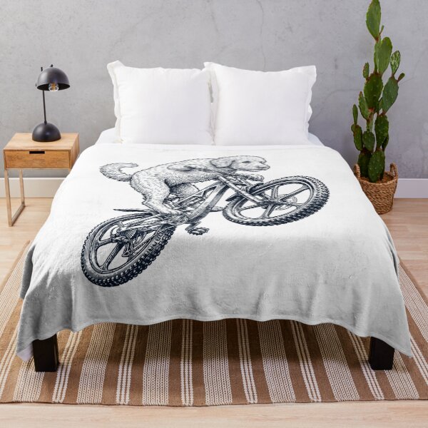 Item preview, Vintage Goldendoodle Riding Bicycle Cycling Bike Dog Lover designed and sold by TerryConnells.