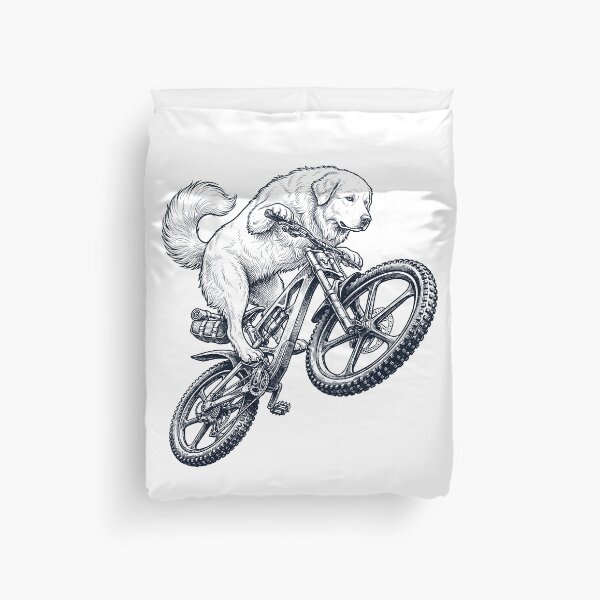 Item preview, Vintage Great Pyrenees Riding Bicycle Cycling Bike Dog Lover designed and sold by TerryConnells.