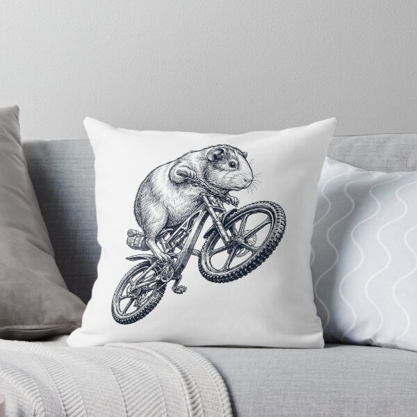 Item preview, Vintage Guinea Pig Riding Bicycle Cycling Bike Animal Lover designed and sold by TerryConnells.