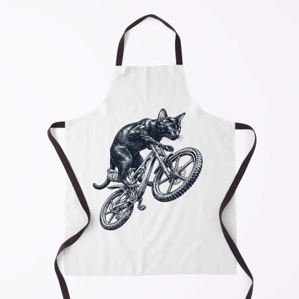 Item preview, Vintage Havana Brown Cat Riding Bicycle Cycling Bike Kitten Lover designed and sold by TerryConnells.