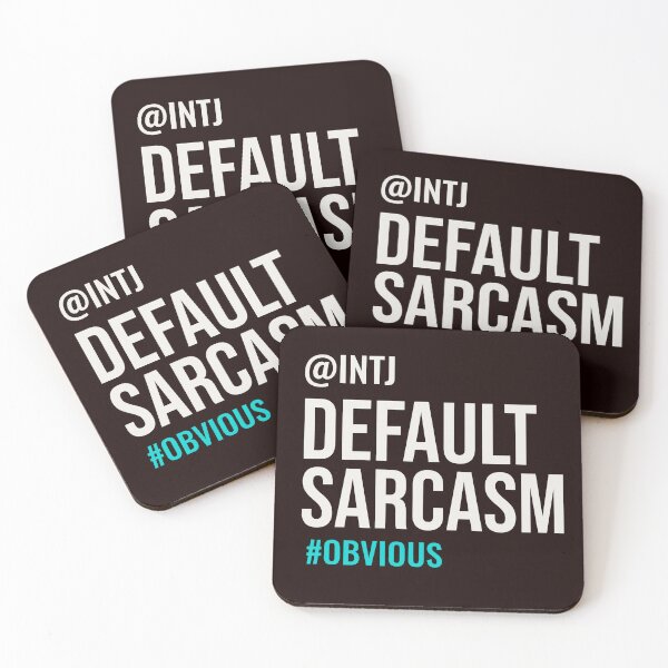 Item preview, INTJ DEFAULT SARCASM #OBVIOUS | MBTI COMMENTS SERIES — INTJ PERSONALITY EDITION designed and sold by WitLounge.