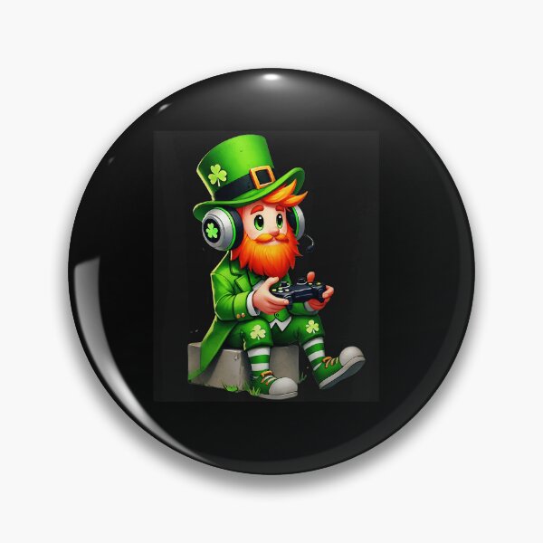 Item preview, Lucky Leprechaun Gamer Cartoon St Patricks Day Gaming designed and sold by FGTV2021.