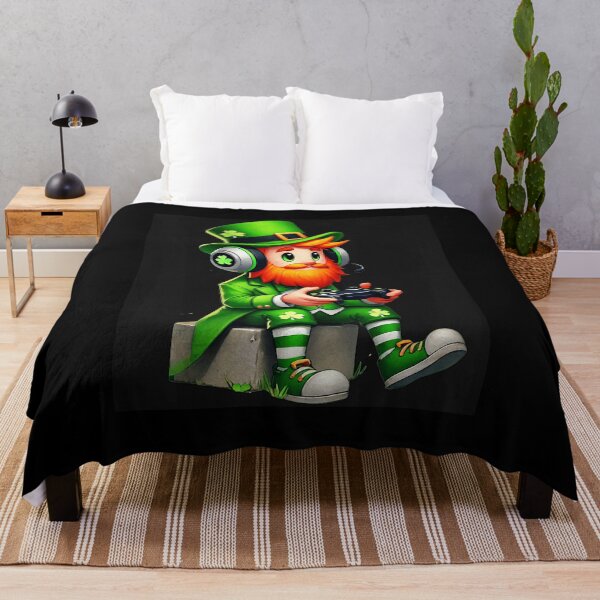 Item preview, Lucky Leprechaun Gamer Cartoon St Patricks Day Gaming designed and sold by FGTV2021.