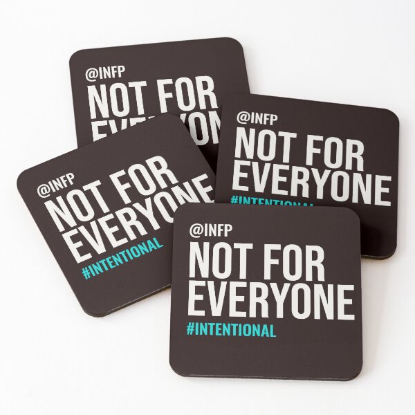 Item preview, INFP NOT FOR EVERYONE #INTENTIONAL | MBTI COMMENTS SERIES — INFP PERSONALITY EDITION designed and sold by WitLounge.