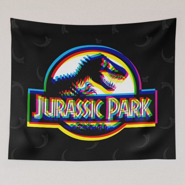 Item preview, Jurassic Park CMYK Overlay - Dark designed and sold by animinimal.