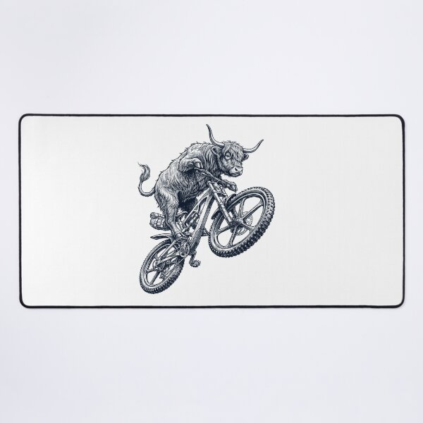 Item preview, Vintage Highland Cow Riding Bicycle Cycling Bike Animal Lover designed and sold by TerryConnells.