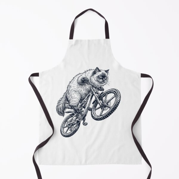 Item preview, Vintage Himalayan Cat Riding Bicycle Cycling Bike Kitten Lover designed and sold by TerryConnells.
