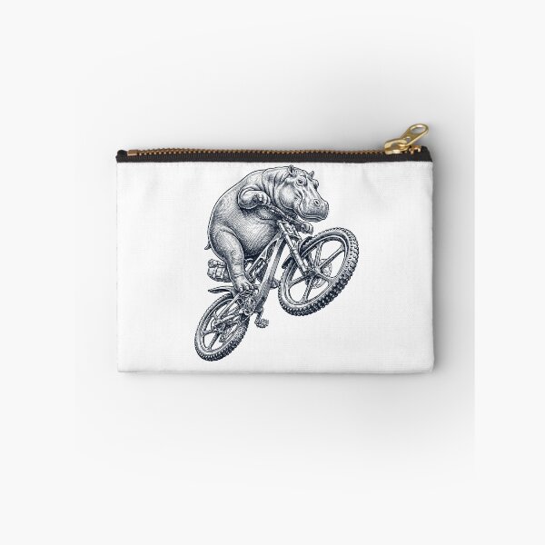Item preview, Vintage Hippo Riding Bicycle Cycling Bike Animal Lover designed and sold by TerryConnells.