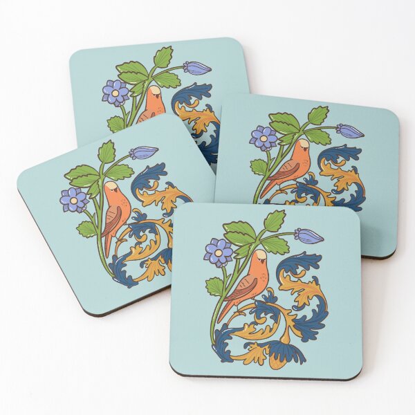 Item preview, Cute Medieval Bird Illustration Design designed and sold by MariOyama.