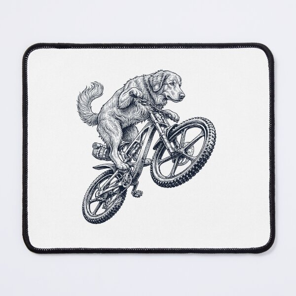 Item preview, Vintage Hovawart Riding Bicycle Cycling Bike Dog Lover designed and sold by TerryConnells.