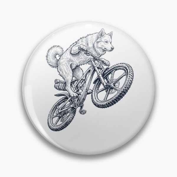 Item preview, Vintage Icelandic Sheepdog Riding Bicycle Cycling Bike Dog Lover designed and sold by TerryConnells.