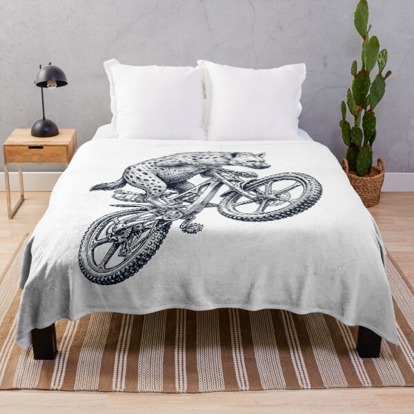 Item preview, Vintage Hyena Riding Bicycle Cycling Bike Animal Lover designed and sold by TerryConnells.