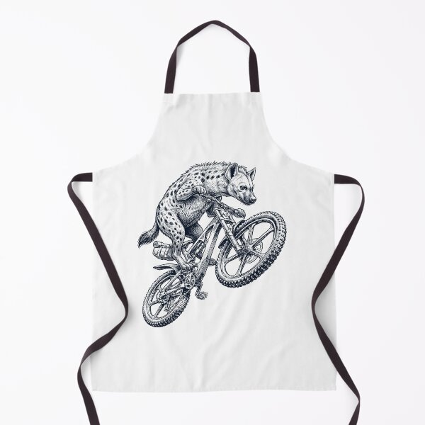 Item preview, Vintage Hyena Riding Bicycle Cycling Bike Animal Lover designed and sold by TerryConnells.
